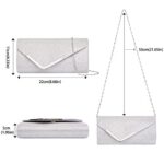 Larcenciel Women's Shiny Sequins Evening Clutch,