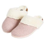 DUNLOP Fluffy Mule Slippers for Women