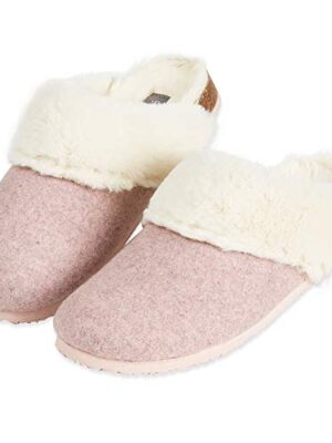 DUNLOP Fluffy Mule Slippers for Women