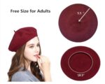 Lafefe Wool Beret - Claret (Autumn/Winter Retro)