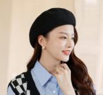 Rayinblue Women Vintage French Beret Beanie, One Size