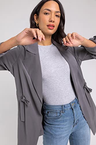 Roman Originals Tie Waist Jacket - Women's Longline Coat