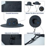 Comhats UPF 50 Wide Brim Mesh UV Protection Safari Hat