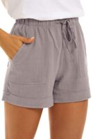 SMENG Women's Drawstring Shorts with Pockets