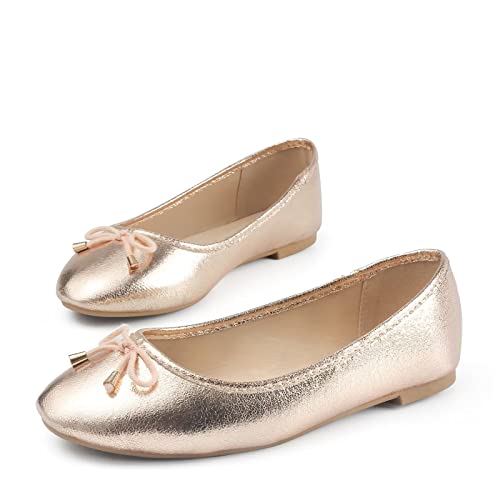 MUSSHOE Women's Dressy Slip-on Flats - Comfortable Loafers
