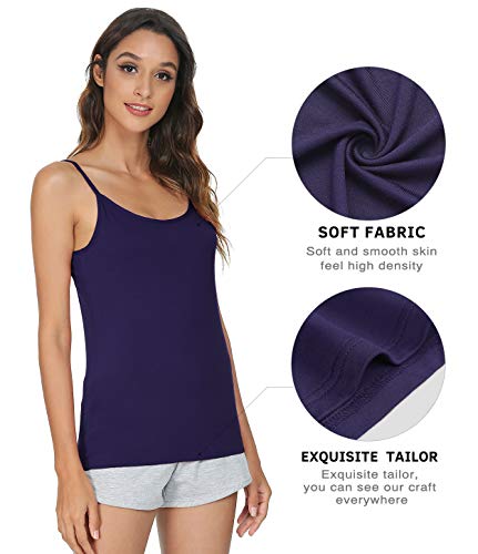 Vislivin Women's Adjustable Spaghetti Strap Tank Tops