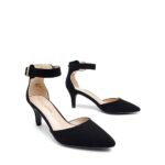 DREAM PAIRS Women's Pointed Toe Low Heel Sandals