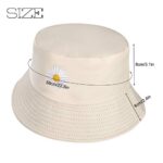 MaoXinTek Reversible Cotton Daisy Sun Hat 56-58cm