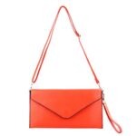 Wedmay Womens Large Clutch Bag with Wristlet Strap