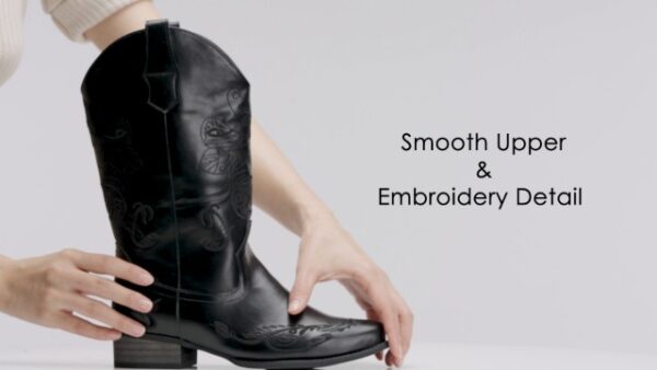 DREAM PAIRS Women's Cowboy Boot