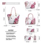 2E-youth Women's Tote Handbag Satchel Shoulder Bag, L