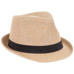 Trespass Fedora, Natural, Adult Unisex Hat, Beige