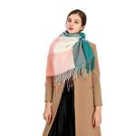 Miss Lulu Women Winter Soft Tartan Check Wool Scarf
