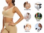 Lemef 3-Pack Seamless Sports Bra with Removable Pads