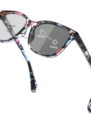 FIMILU Polarized Photochromic Sunglasses for Women