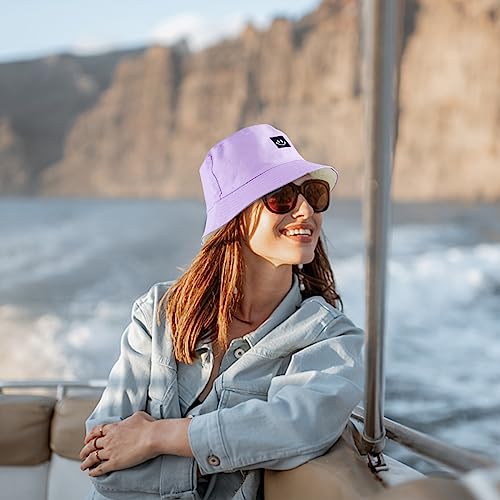 Flintronic Foldable Double-Sided Cotton Bucket Hat