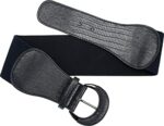 BlackButterfly Wide PU Elastic Belt