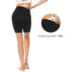 JOYSPELS Women's High Waisted Gym Shorts with Pockets