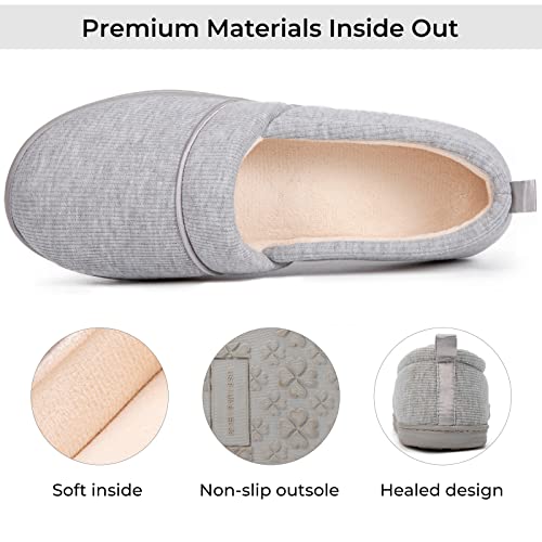 EverFoams Women's Memory Foam Knit House Slippers
