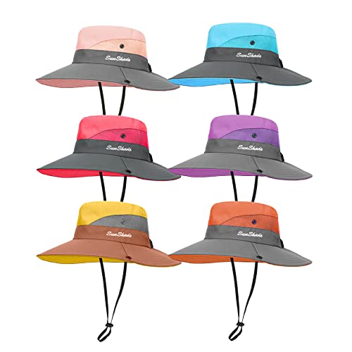 ECOMBOS Womens UV Protection Wide Brim Sun Hat