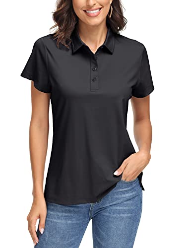 EKLENTSON Women's UPF 50+ Quick Dry Polo Shirt