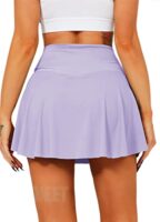 Navneet Women's High-Waisted Tennis Skirt with Pockets