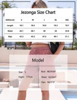 Jezonga Women's High Waist Running Shorts with Pockets