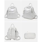 Women Soft PU Leather Small Backpack Fashion Daypack