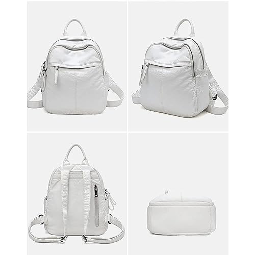 Women Soft PU Leather Small Backpack Fashion Daypack