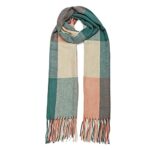 Miss Lulu Women Winter Soft Tartan Check Wool Scarf