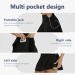 Fuinloth Women's Tennis Skort with Pockets