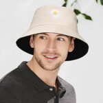 MaoXinTek Reversible Cotton Daisy Sun Hat 56-58cm