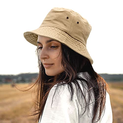 YAMEIZE Summer Trendy UV400 Bucket Hat for All Ages