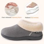 EverFoams Women's Micro Suede Plush Memory Foam Slippers