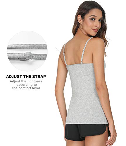 Vislivin Women's Adjustable Spaghetti Strap Tank Tops