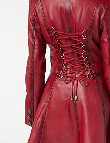 Xposed Ladies Leather Gothic Jacket Victorian Style