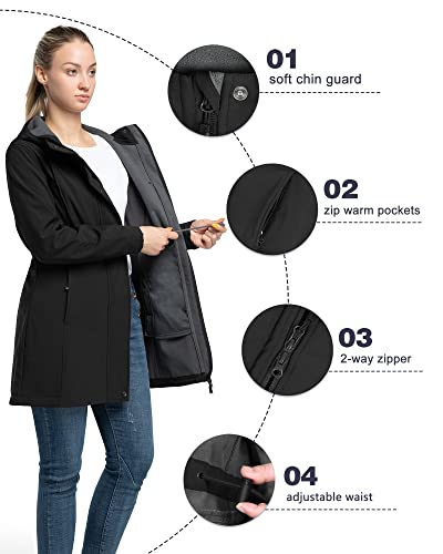 33,000ft Women's Lightweight Waterproof Hooded Jacket