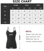 Vislivin Women's Adjustable Spaghetti Strap Tank Tops
