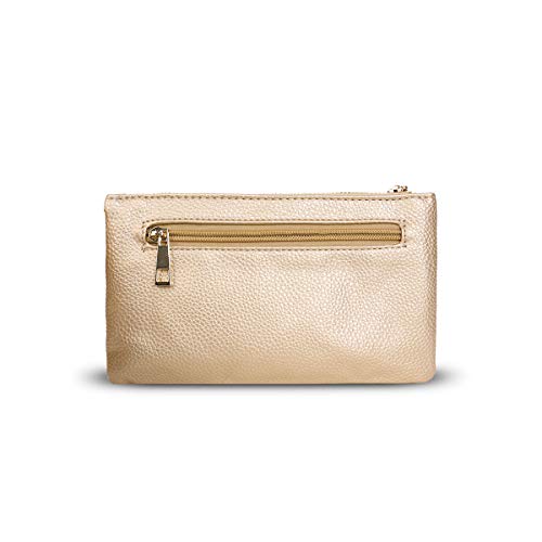 Women's Small Clutch with Wristlet & Shoulder Strap