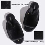 Snug Leaves Ladies' Deluxe Memory Foam Open Toe Slippers