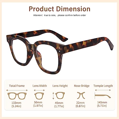 Madison Ave Women Blue Light Glasses, Anti-UV (Tortoiseshell)