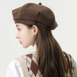 SamHeng Wool Beret Hats for Women - Winter Autumn