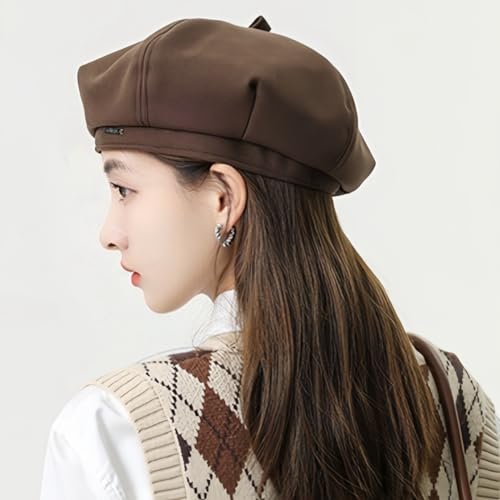 SamHeng Wool Beret Hats for Women - Winter Autumn