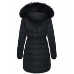 Spindle Women's Quilted Hooded Winter Parka - Fleece Lined