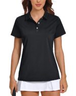 KEFITEVD Women's UPF 50+ Quick Dry Polo Shirt