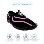 Aqua Shield Women's Water Socks Surf Shoes