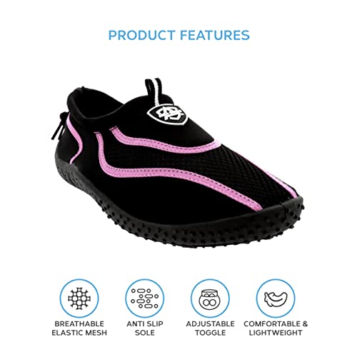 Aqua Shield Women's Water Socks Surf Shoes