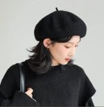 Rayinblue Women Vintage French Beret Beanie, One Size