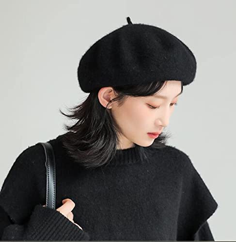 Rayinblue Women Vintage French Beret Beanie, One Size