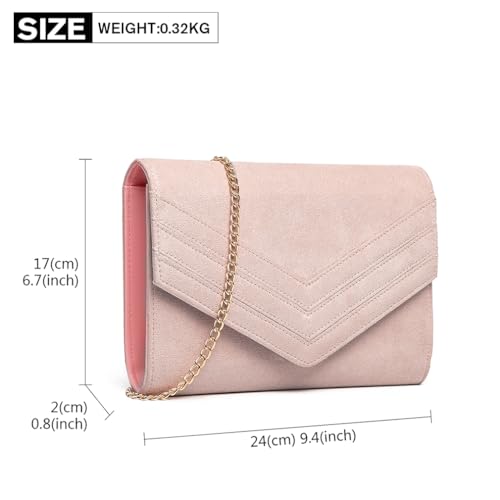 Miss Lulu Women's Clutches Evening Bag for Weddings